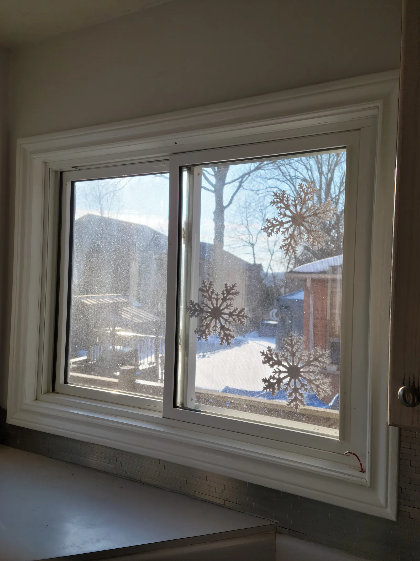 Completed project: window trim painting in Richmond Hill